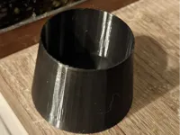 PETg, 0.12mm layer, 2 walls, 15% infill, no supports needed