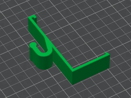 Hook for warehouse rack shelf