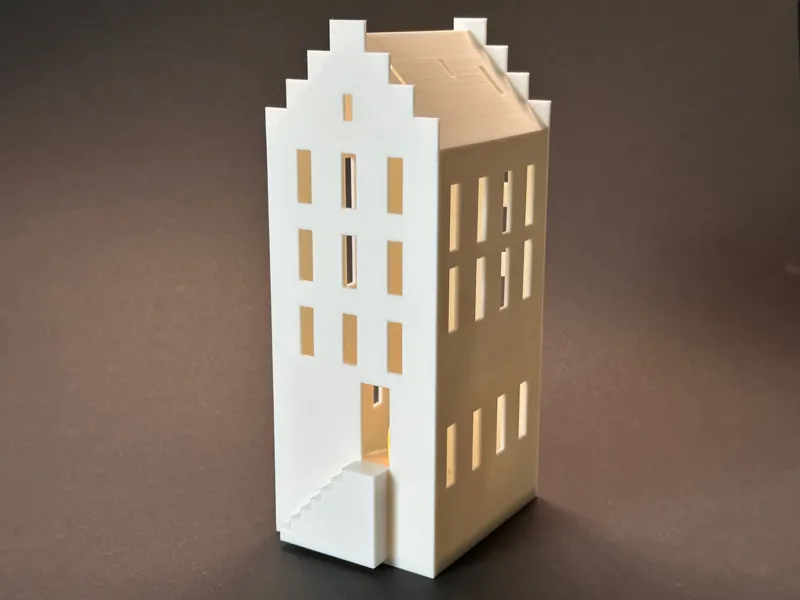 LED Candle House - Giebelhaus 