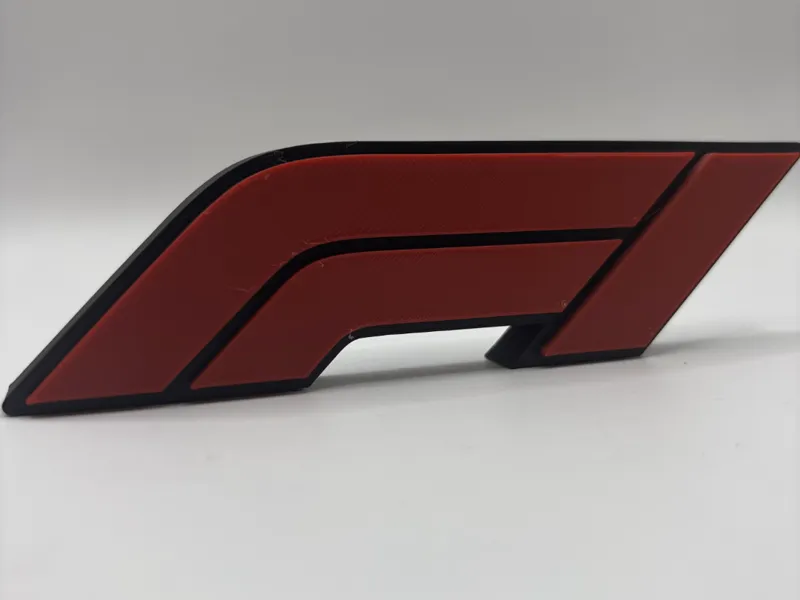 Décoration Logo F1 2 couleurs