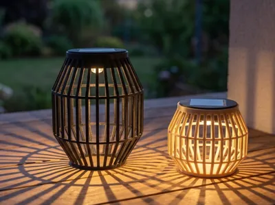 Modern Garden LED-Solar Table Lamp