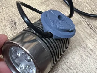 Garmin mount for mountain bike light