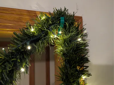 Interior Doorway Hanger for Christmas Garland