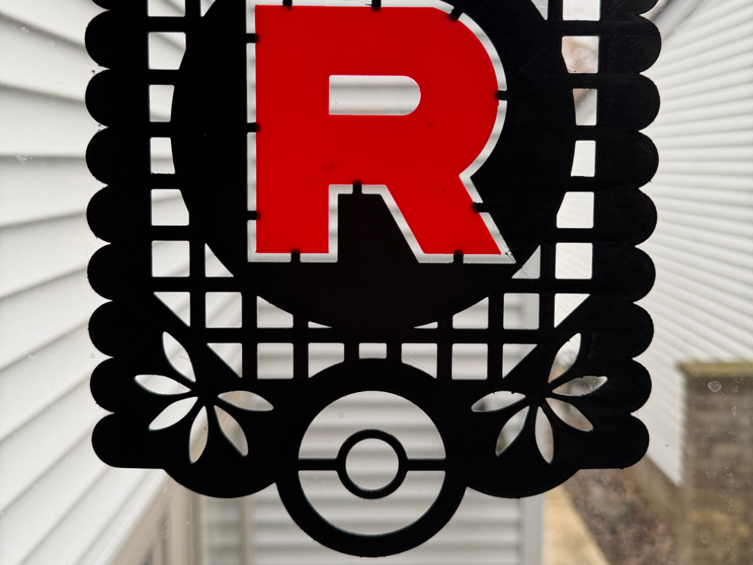Pokemon Pennant Banner 'Papel picado' Team Rocket