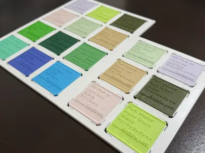 Chromatiic Flow Filament Color Swatch Storage Tray