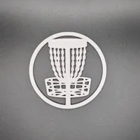 Disc Golf Basket Emblem: 3 in. (75 mm)