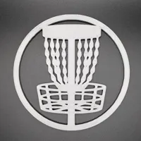 Disc Golf Basket Emblem: 4 in. (100 mm)