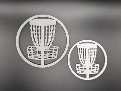 Disc Golf Basket Emblem