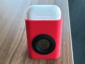 Hygrometer/Thermometerständer mit Air Pod halter