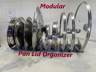Modular Pot Lid Organizer