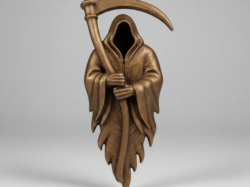 Grim Reaper Spine Hugger for Book Shelf