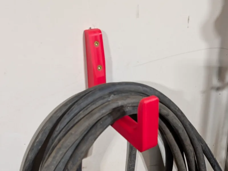 Large Wall Mount Cord Hook