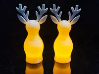 Renne de Noël porte-bougie — photo 3