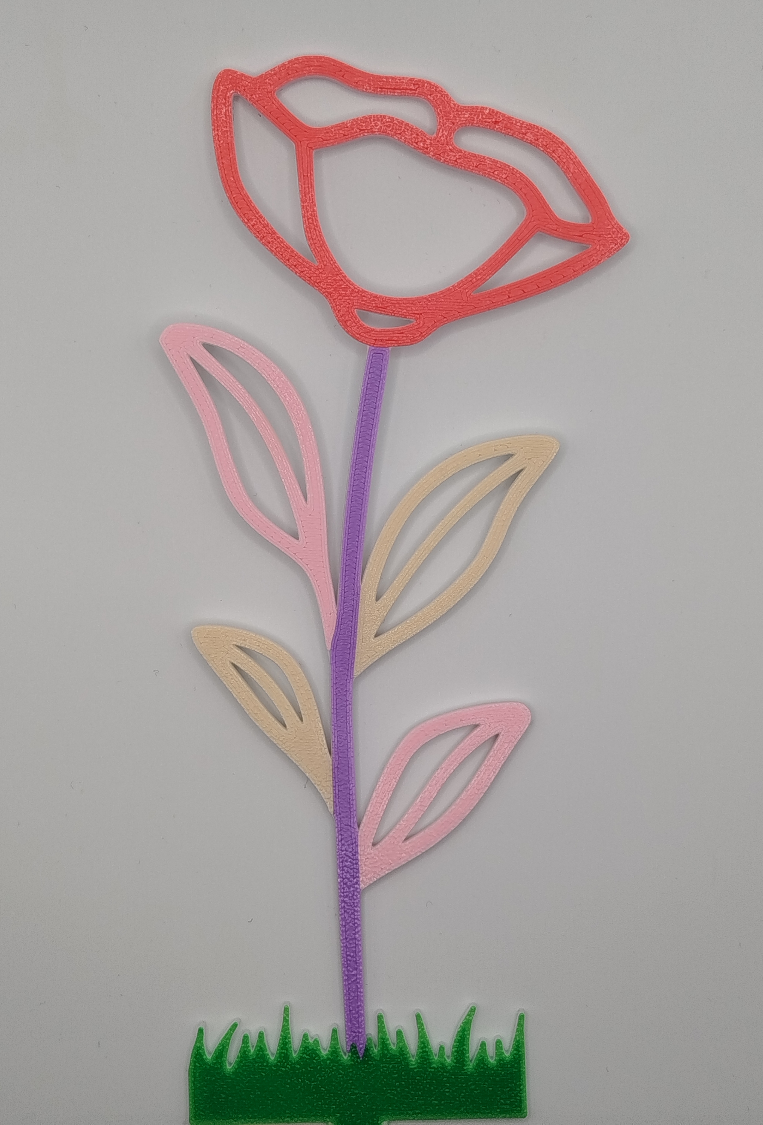 Miniatura 4 do modelo 3D Blume im Topf bunt 
