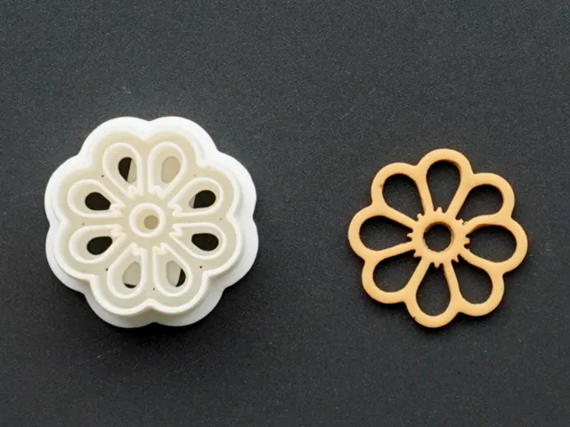 Flower Polymer Clay Cutter Earrings Necklaces