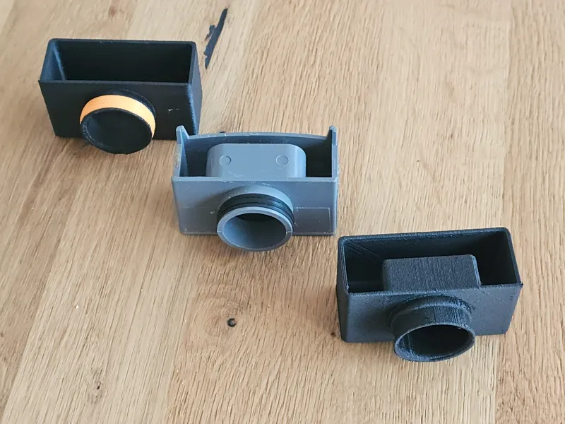 Siphon P-Trap (for shower drain, parametric)