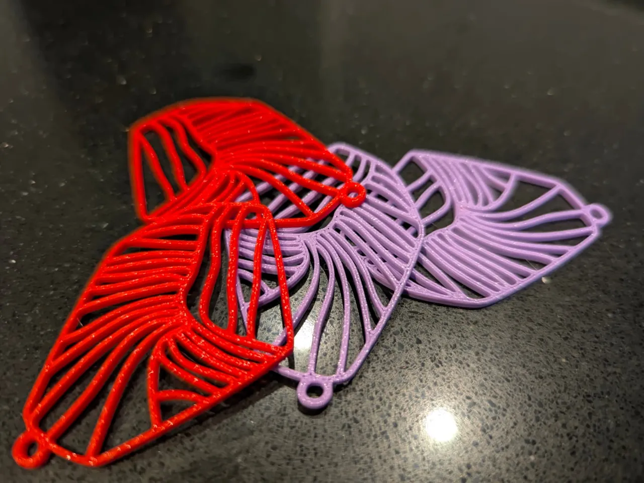 Elegant Earrings - Quick Gift & Print - Model #02 view 4