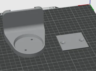 Tapo camera hidden screw sliding wall mount