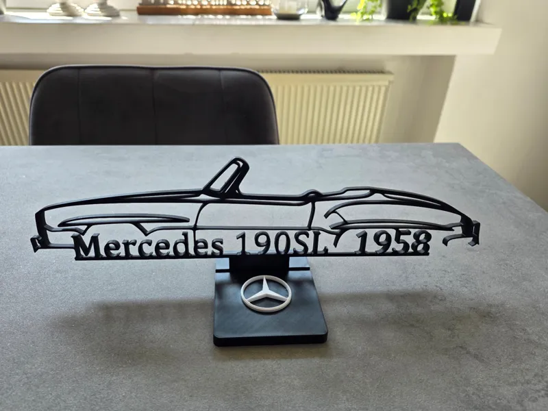 Silhouette Mercedes‑Benz 190SL (Baujahr 1958)