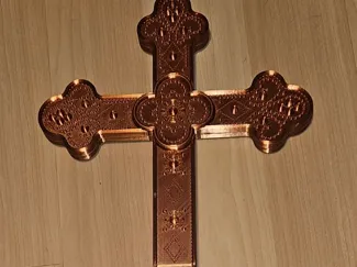 murder drones crucifix patch