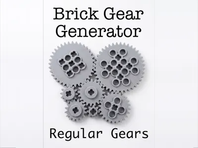 BRICK Gear Generator (Regular Gears)