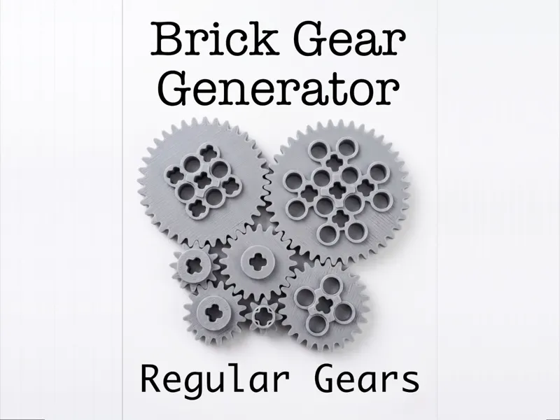BRICK Gear Generator (Regular Gears)