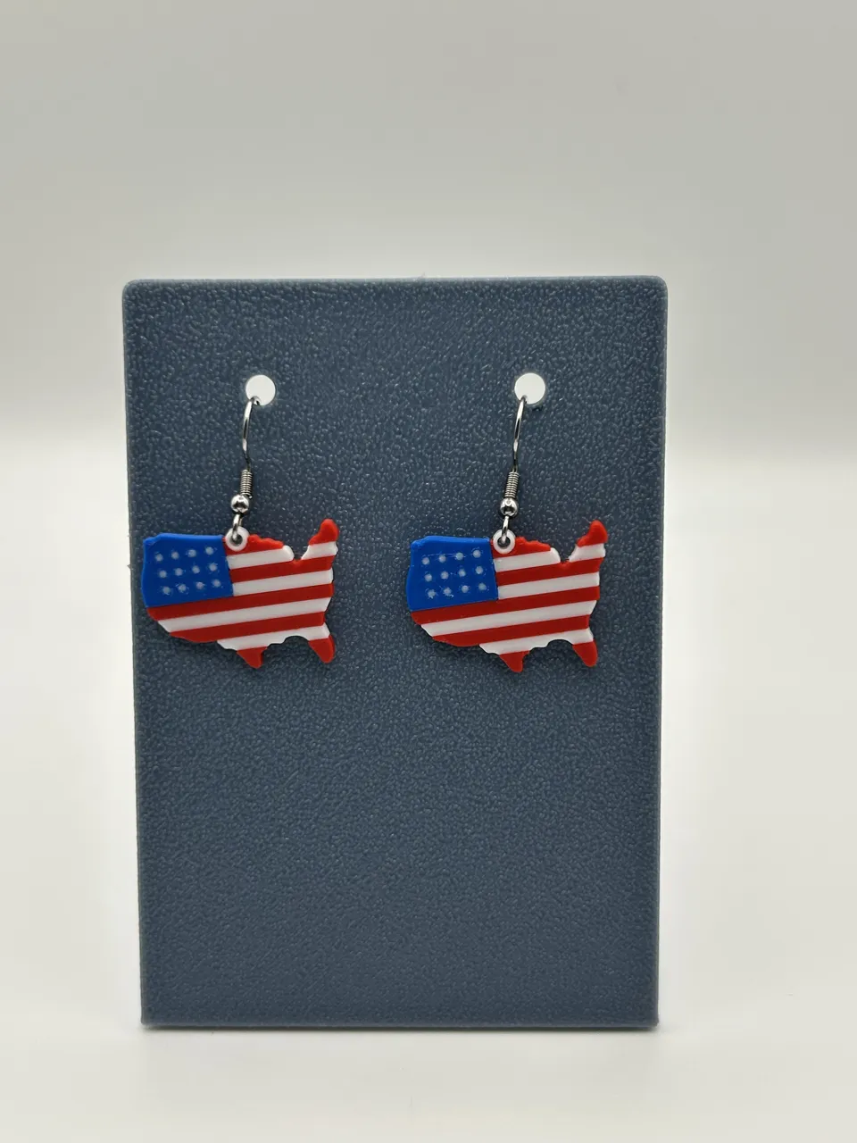 4th of July USA earrings view 2
