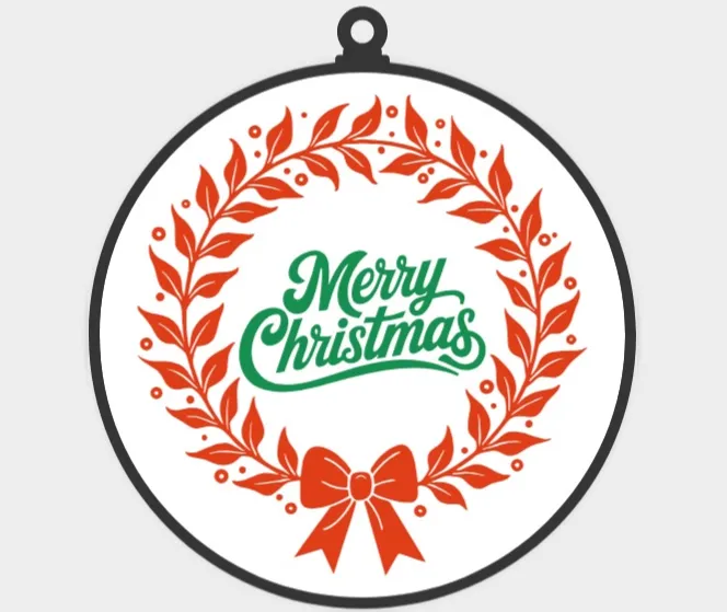 Merry Christmas Ornament