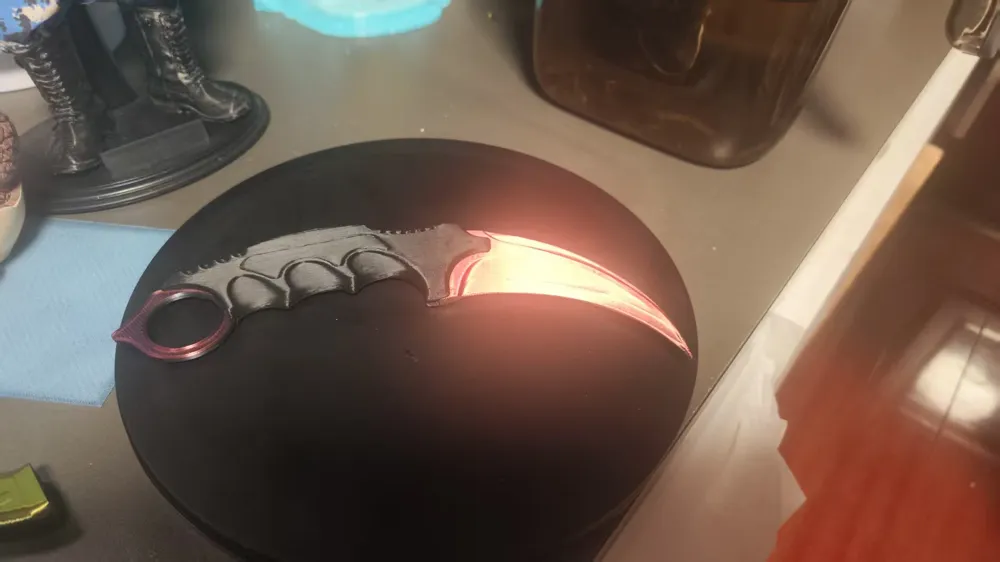 cs-go ruby karambit - Free 3D Print Model - MakerWorld