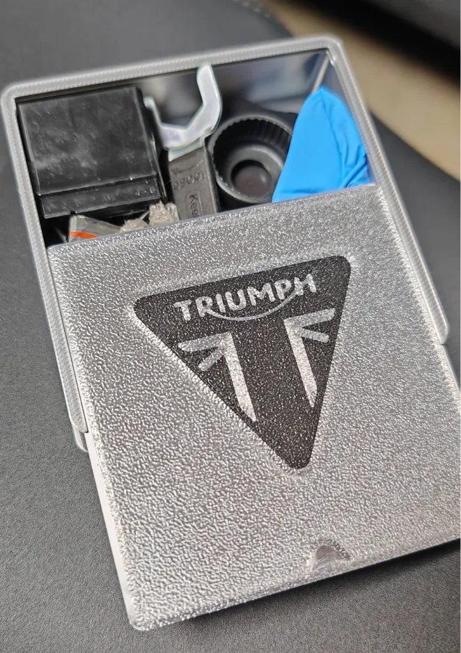 Triumph tiger storage box