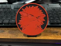 Coaster - 0.28mm layer, 2 walls, 100% infill, Ironing On