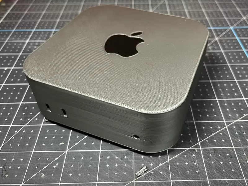 Mock Apple M4 Mac Mini Actual Size