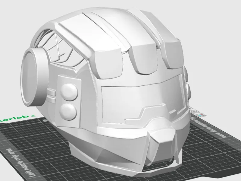 Halo Themed Space Helmet