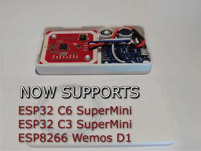NFC Tag Reader: ESP8266/32-C6/C3 Supermini + PN532