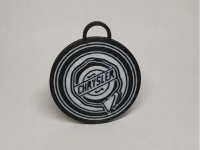 chrysler logo keychain