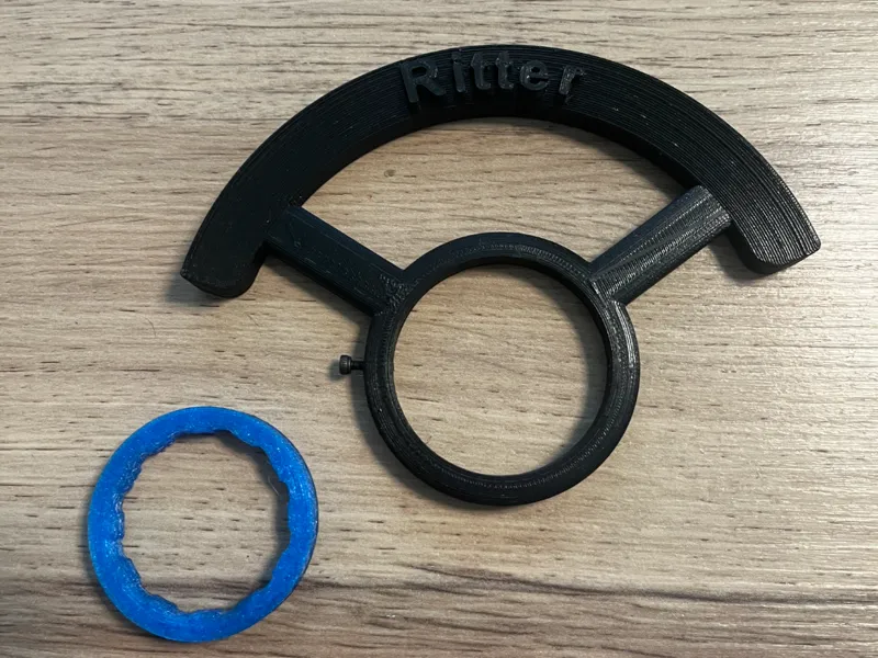 Parallaxenrad für ein Ritter Zielfernrohr
