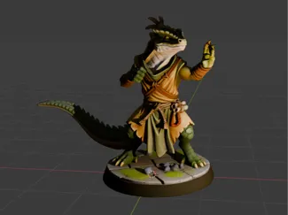 Lizzardfolk Monk Dungeon And Dragons