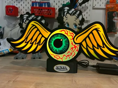 Accesorio de iluminación decorativa: lampe von Dutch — referencia de MakerWorld