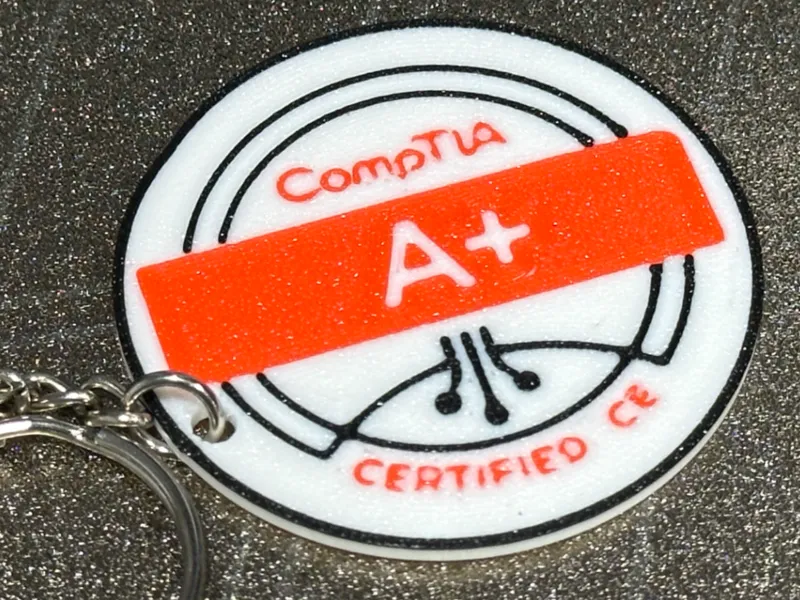 CompTIA A+ Certified Keychain - Luggage Tag