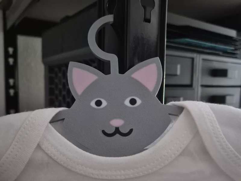 Katzen Kinder Kleiderbügel / Baby / Child hanger
