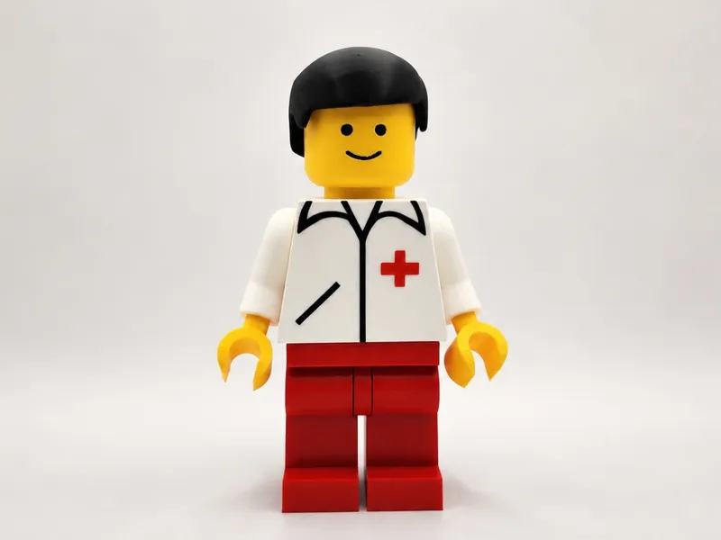 Medic Brick Figure
