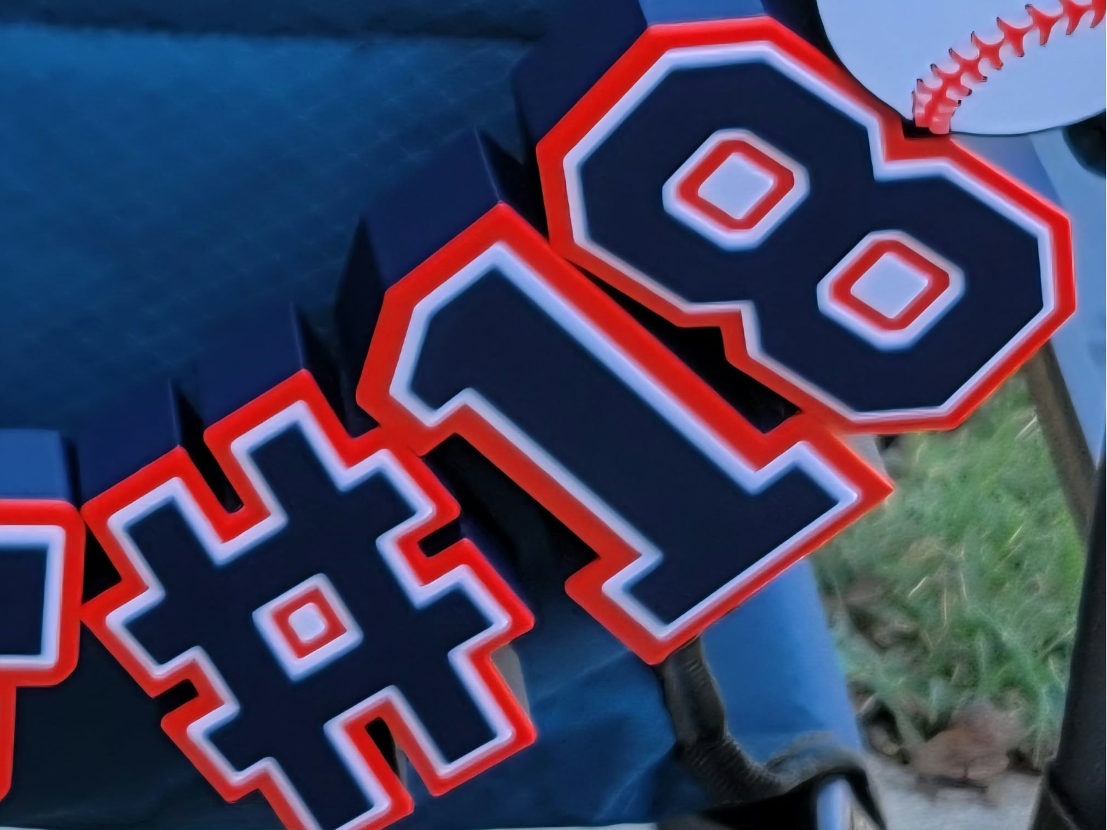 Varsity Banner Numbers Charms - 1
