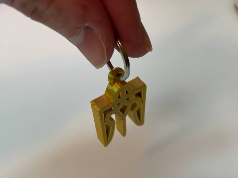 Ukranian coat of arms keychain (no AMS)
