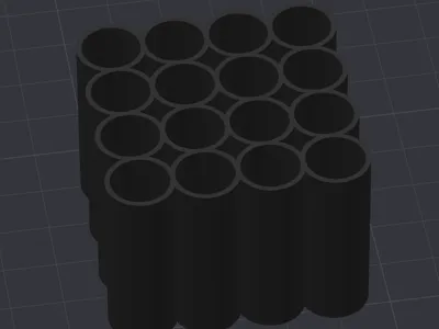 AAA Battery Holder 4x4 35mm