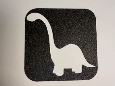 Brontosaurus Draw Template by MPdesign MakerWorld: Download Free 3D Models
