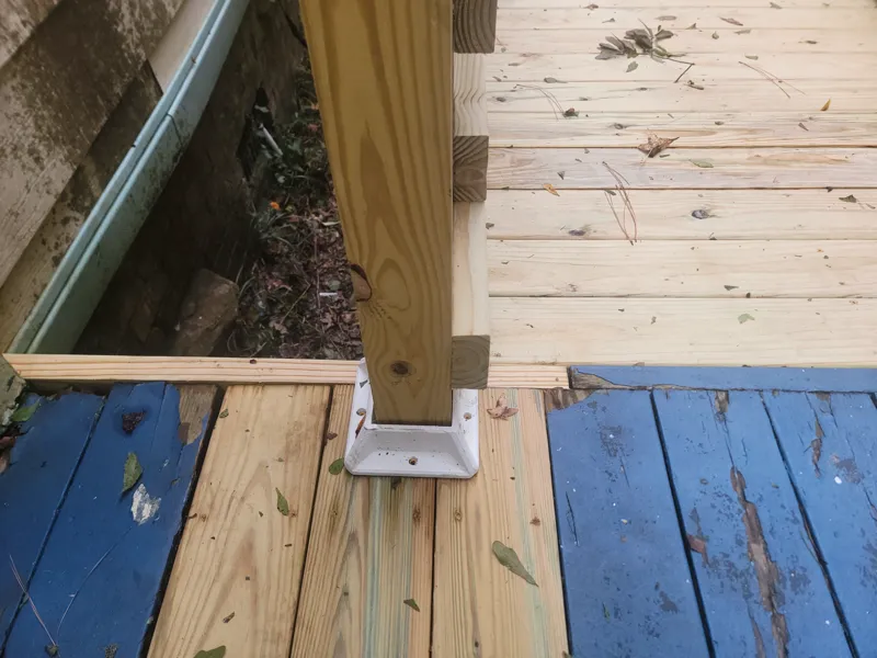 Carbon Fiber PETG 4X4 Deck Post Holder 100% fill