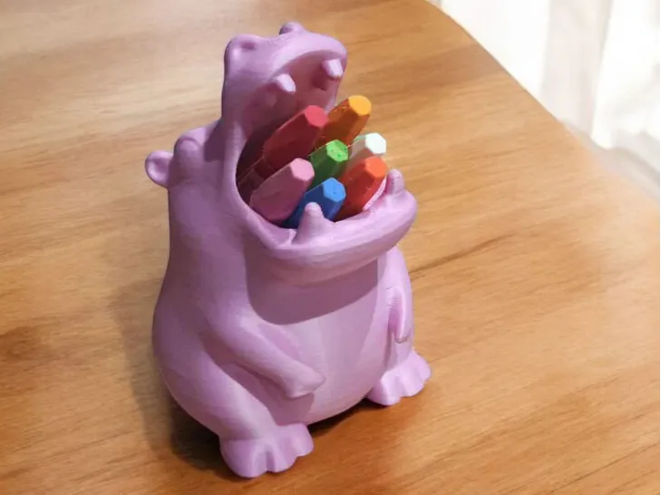 Pencil Holder Organizer Hippopotamus