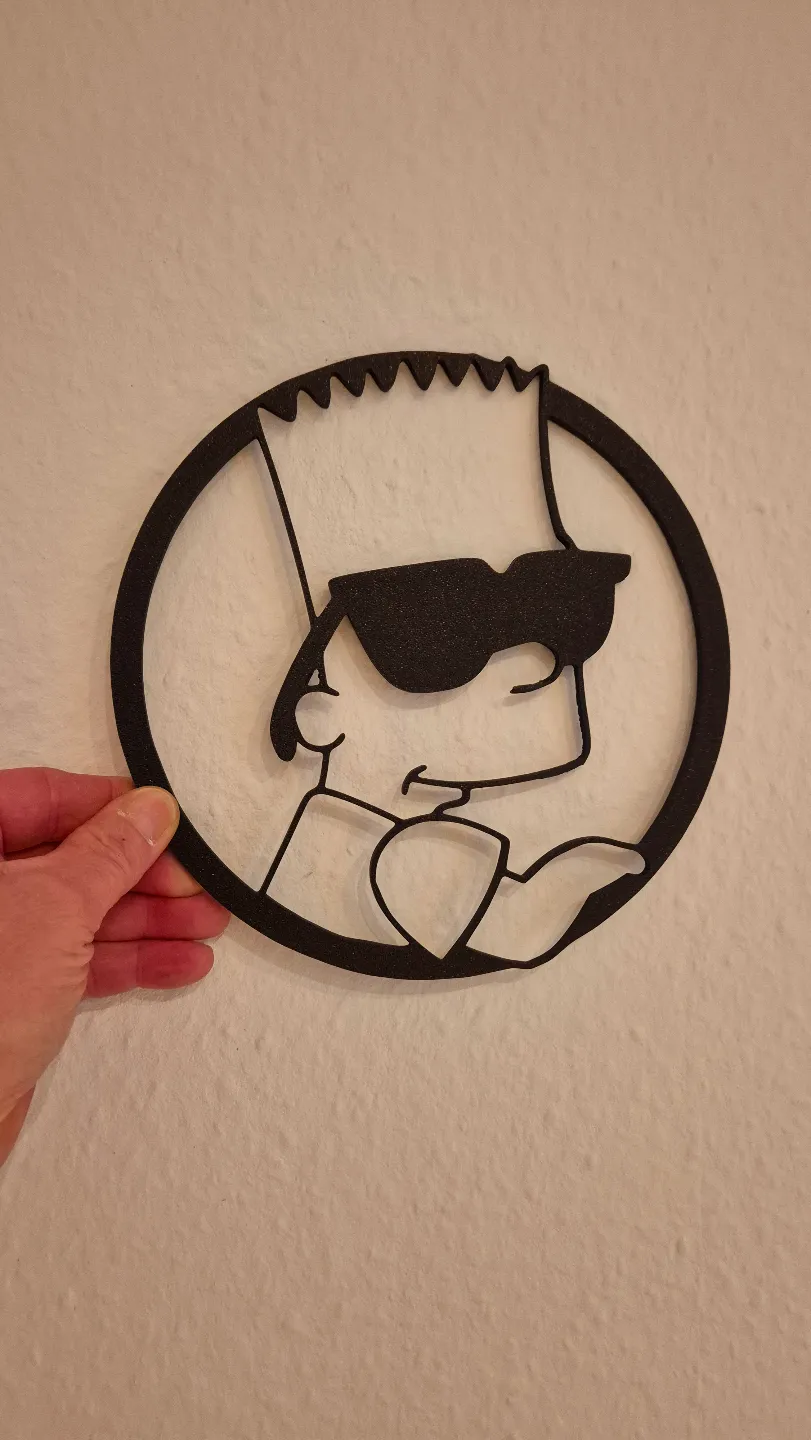 Wall Art Bart Simson by CrazyDecker - MakerWorld