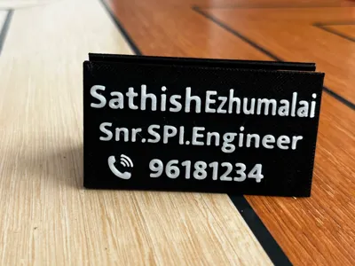 Name stand for desk