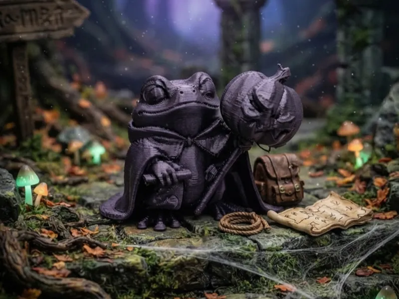 The Traveler Frog: Halloween Wanderer
